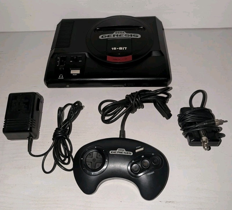 Sega Genesis Model 1 Console Bundle Tested Working OEM Controller AV Power