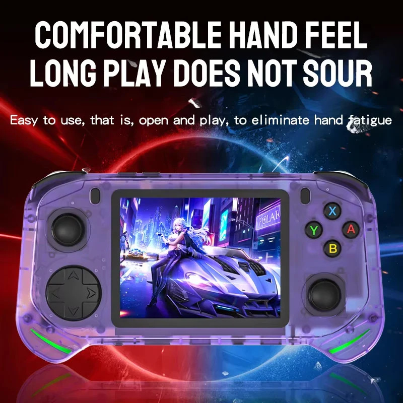 RX6H Retro Handheld Game Console Linux System 3.5 Inch IPS Screen Portable Pocke gallery