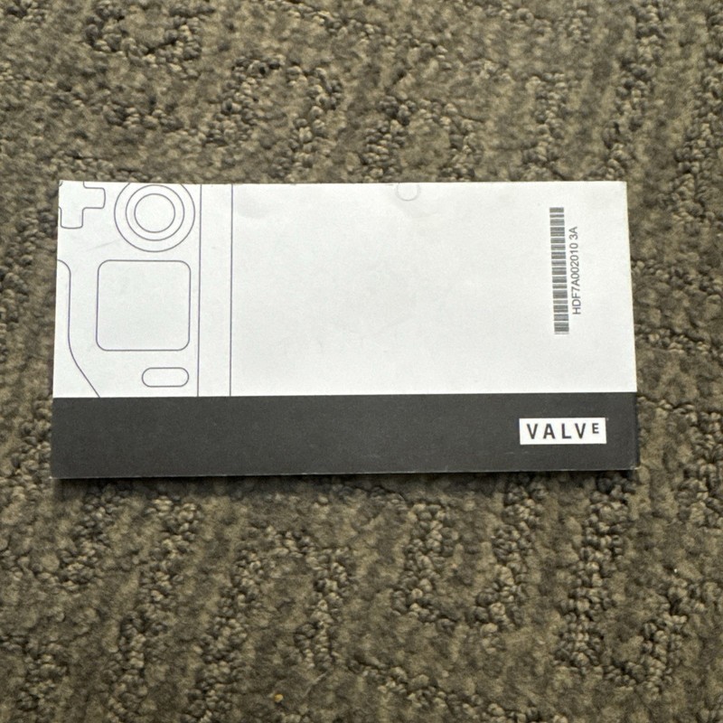Valve Steam Deck Maintenance, Warranty, Agreement Information Manual ONLY gallery