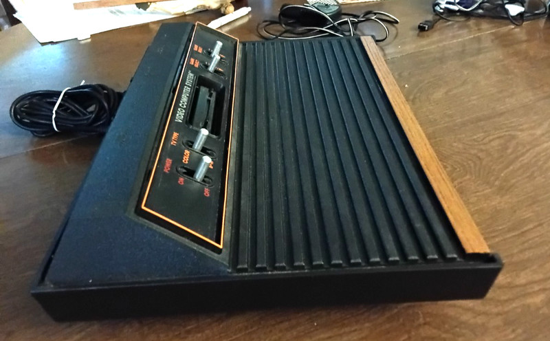 Atari 2600 4 Switch Console Model CX-2600 A Made in Taiwan Works Perfect gallery