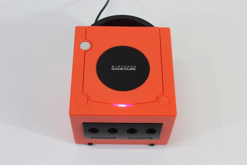 Nintendo Gamecube Console Warm Red x Black Pink LED GC NTSC-U/C US DOL-001 AC AV gallery