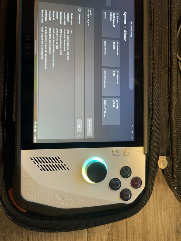 ASUS ROG Ally Z1 Extreme 512GB Gaming Console and more (Bad SD Card Reader) gallery