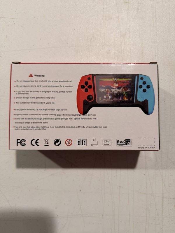 Q21 Handheld Game Console 3.5" HD Ready Screen USB Red Blue Black gallery
